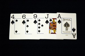 Фото комбинации флеш в покере