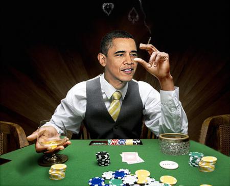 Обама за покерным столом