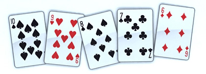 Фото комбинации стрит в покере